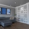 Ekena Millwork Large Lancaster Decorative Fretwork Wall Panels in Architectural PVC, 40 7/8"W x 23 3/8"H x 3/8"T WALP24X24LAN - alternate 4